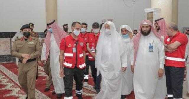 وزير الشؤون الإسلامية بالسعودية يدشن مشروع ”الإنعاش القلبى” بمساجد منى وعرفة